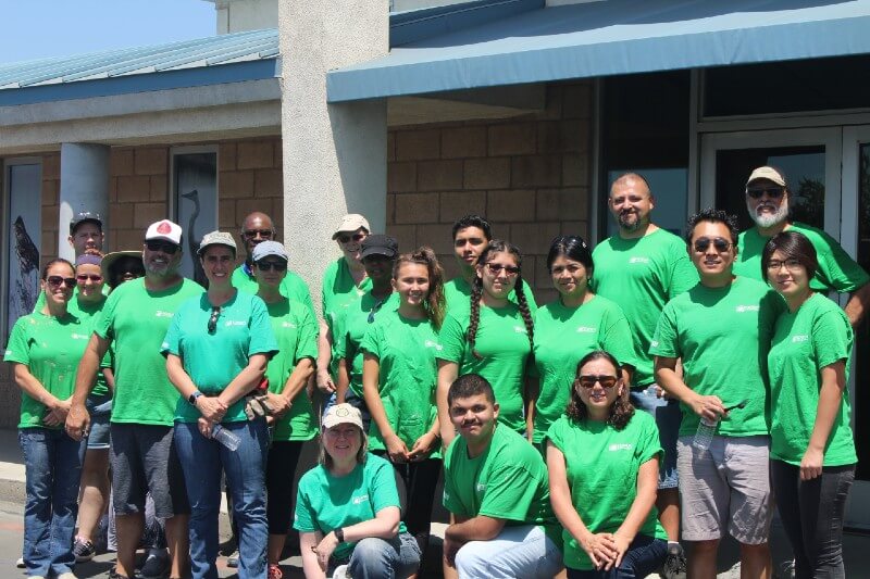 A group of partners and volunteers for Huntington Beach Wetland Conservancy